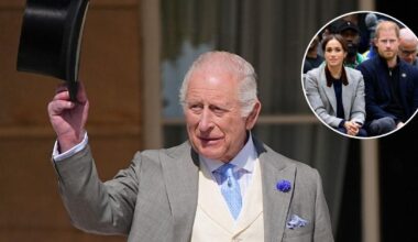 Charles Sends a Clear Message to 'Hostile' Harry and Meghan With Royal Garden Party