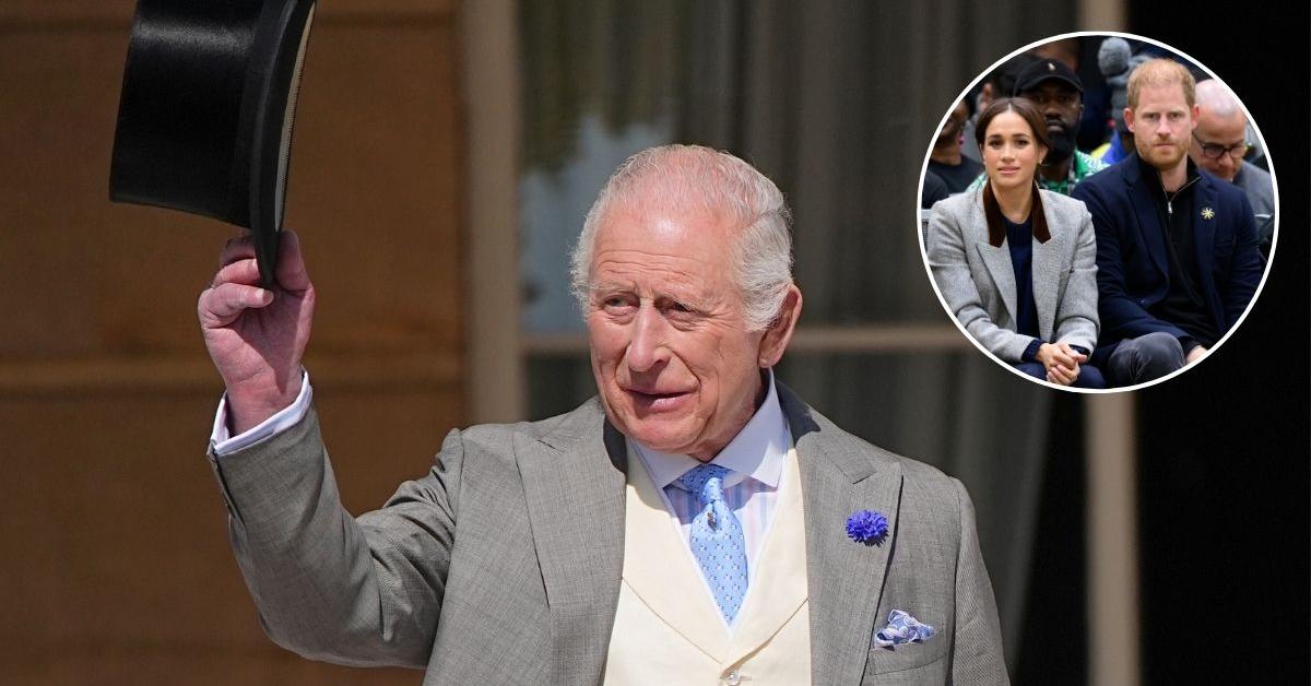 Charles Sends a Clear Message to 'Hostile' Harry and Meghan With Royal Garden Party