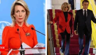 'Hand of Kremlin?': Russian official mocks Macron’s awkward moment with wife