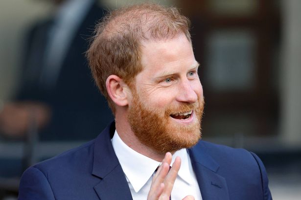 LONDON, UNITED KINGDOM - APRIL 09: (EMBARGOED FOR PUBLICATION IN UK NEWSPAPERS UNTIL 24 HOURS AFTER CREATE DATE AND TIME) Prince Harry, Duke of Sussex (wearing a Household Division regimental tie) departs after attending day 2 of a Court of Appeal hearing regarding his security at the Royal Courts of Justice on April 9, 2025 in London, England. Prince Harry is appealing a previous High Court ruling based on a decision made by the Royal and VIP Executive Committee (RAVEC) to downgrade the level of security he receives whilst visiting the UK after stepping back from being a full time working member of the royal family. (Photo by Max Mumby/Indigo/Getty Images)
