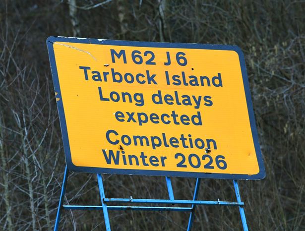 Work has started on the Tarbock Island Junction Improvement