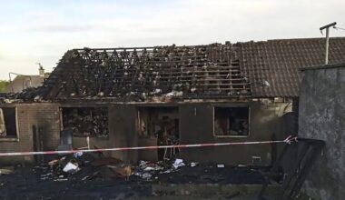 Drumaness fire: Fundraiser set up for homeowners left with ‘nothing but the clothes on their back’