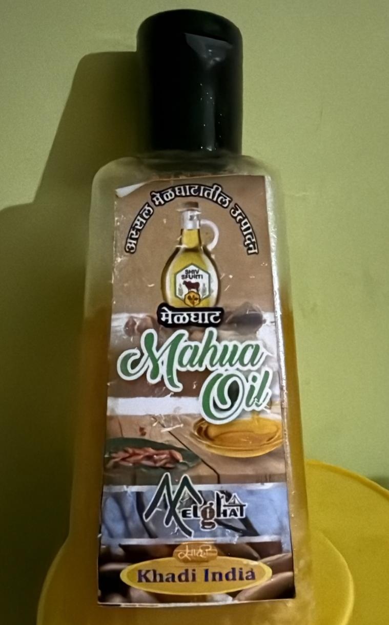 Tribal product of Mahua oil from Melghat.