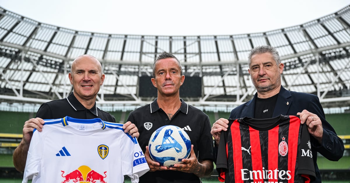 Leeds United potential is huge says Tony Dorigo as Championship winners announce Dublin clash with AC Milan – The Irish News