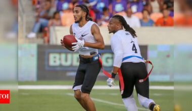 "We were getting kicked": Team USA’s flag football QB does not want NFL players' dominance at 2028 Olympic | NFL News