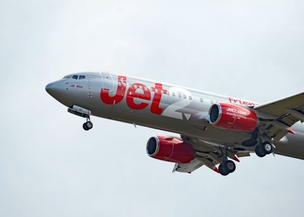 Jet2 plane on the sky