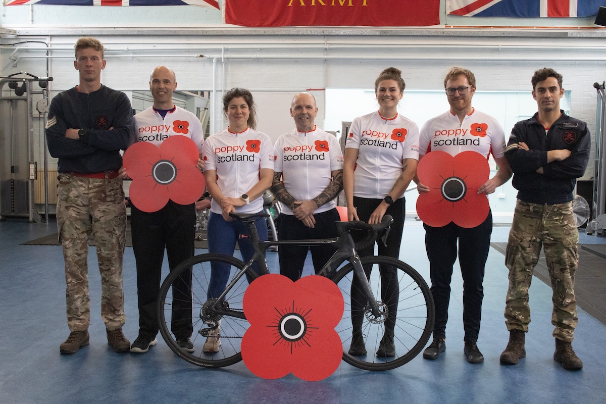 Charity cycle for PoppyScotland - The Edinburgh Reporter