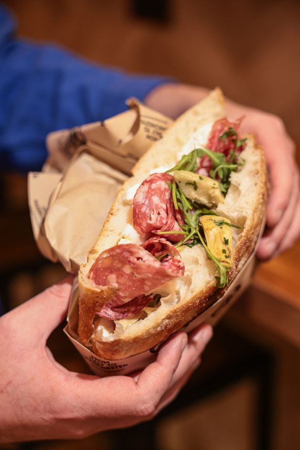 The mighty sandwiches on offer at Ad Maiora, on Tib Street in the Northern Quarter