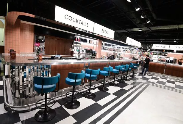 Monty's All Day Diner at Liverpool JLA Departure Lounge.(Pic Andrew Teebay).