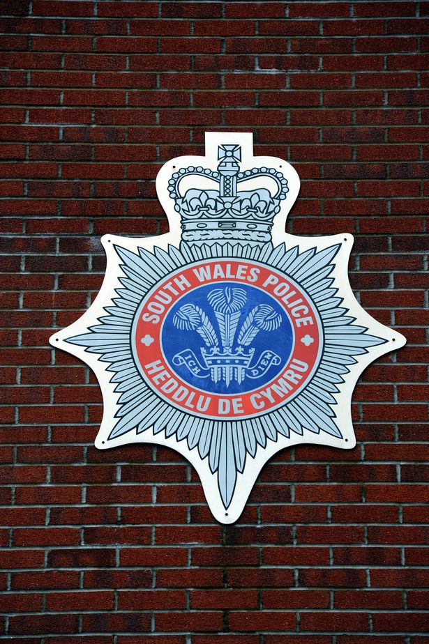 South Wales Police emblem at the South Wales Police HQ, Bridgend 