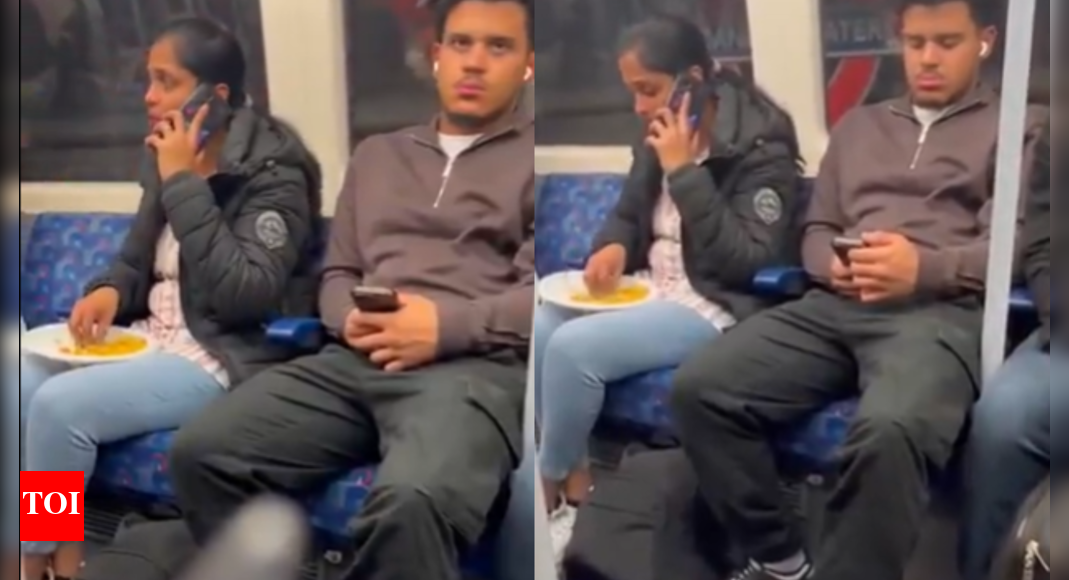 Woman eats with bare hands on London tube: Internet loses its mind |