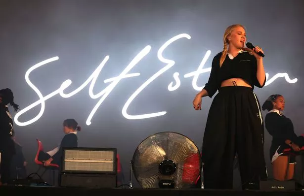 Self Esteem performance at BBC Radio 1 Big Weekend at Sefton Park, Liverpool. Photo by Colin Lane