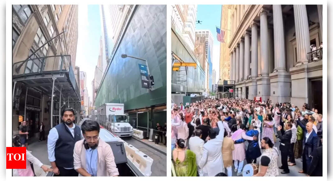 ‘Missed nagin dance’ says internet as baraat of 400 persons 'crashes’ Wall Street