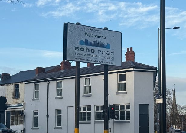Soho Road in Handsworth  