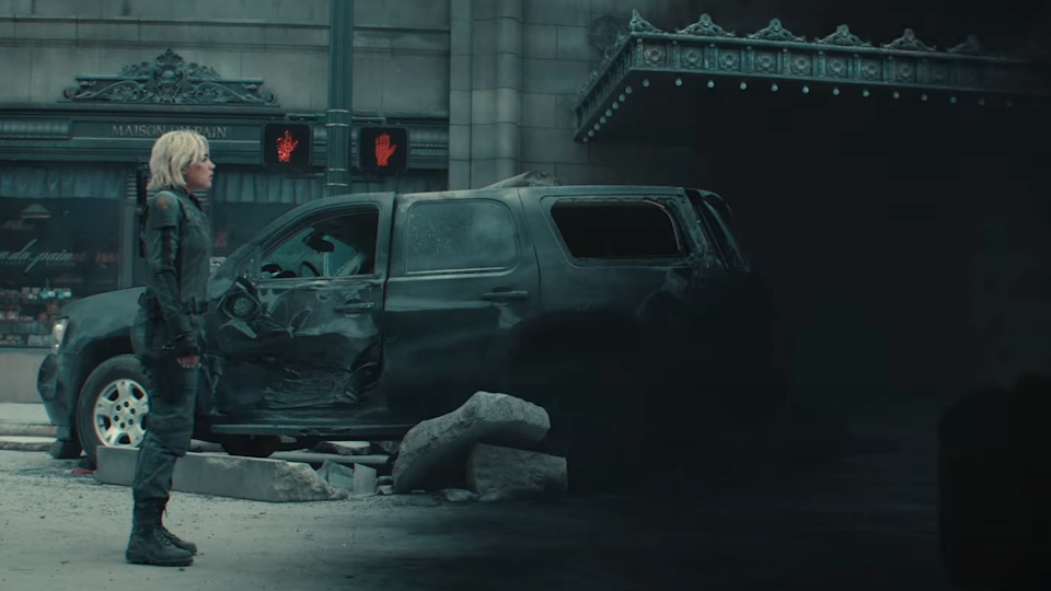 Florence Pugh going into The Void in Thunderbolts*