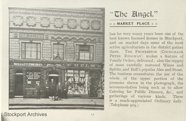 An archive article on the Angel Inn, Stockport, from 1911.