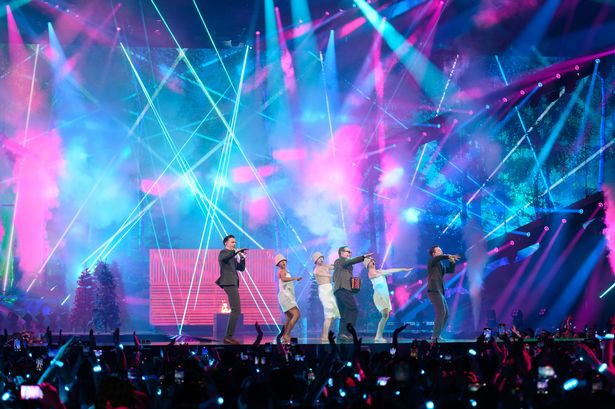 KAJ representing Sweden performs during the Semi Final Round 1 of the 69th Eurovision Song Contest