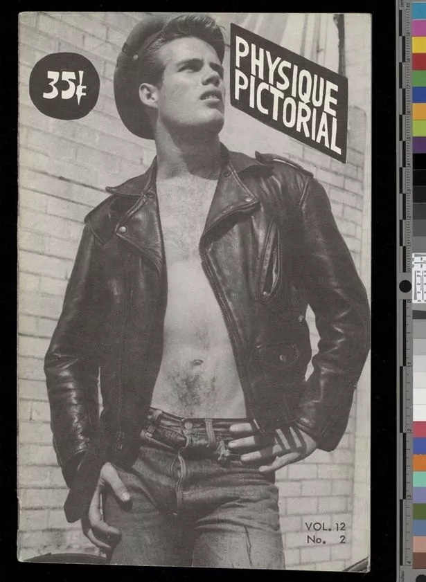 Physique Pictorial Vol 12 Number 2, 1962 features in the The Secret Public: LGBTQ Pop 1955-1985 exhibition
