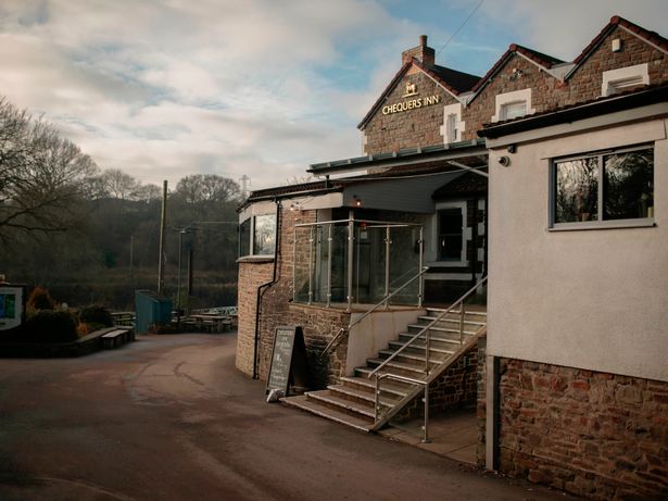 Chequers Inn in Hanham is a very picturesque pub