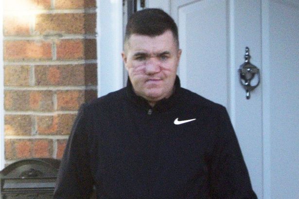 Steven 'Bonzo' Daniel outside his home