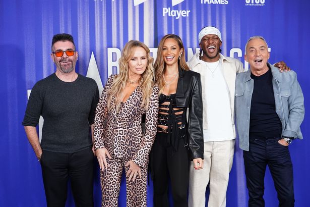 (left to right) Simon Cowell, Amanda Holden
Alesha Dixon, KSI and Bruno Tonioli attending the Britain's Got Talent launch at Sea Containers, London. Picture date: Wednesday February 12, 2025. 