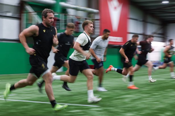 Several Wales players attended an optional early training session ahead of their summer camp