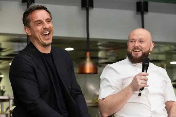 Gary Neville and Niall Keating 