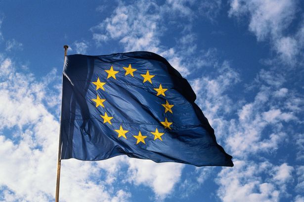 The flag of the European Economic Community/EU