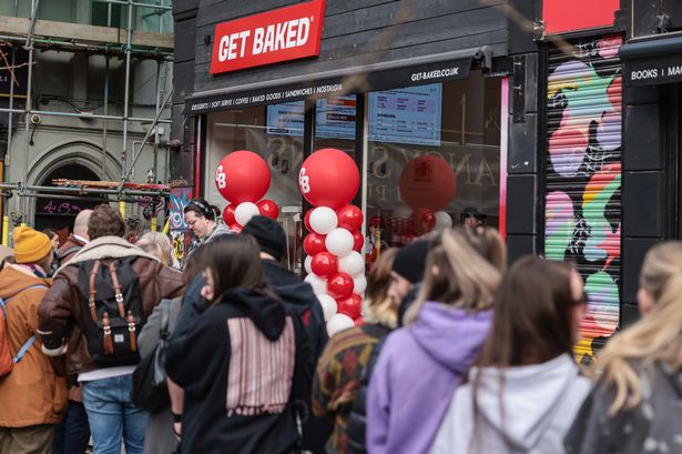 The opening of Get Baked in the Northern Quarter led to huge queues down the street