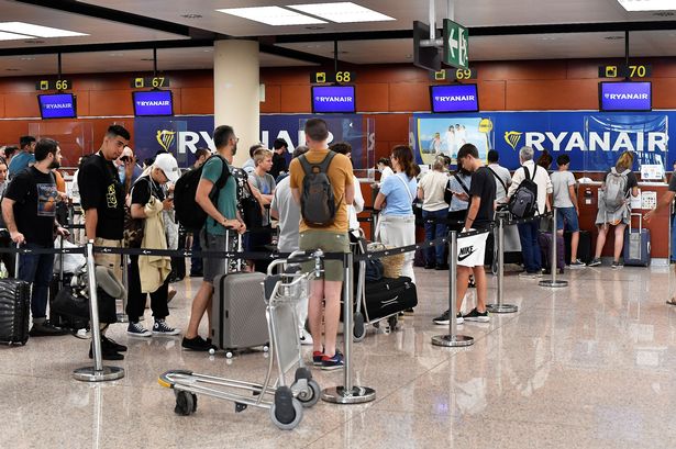 A busy airport