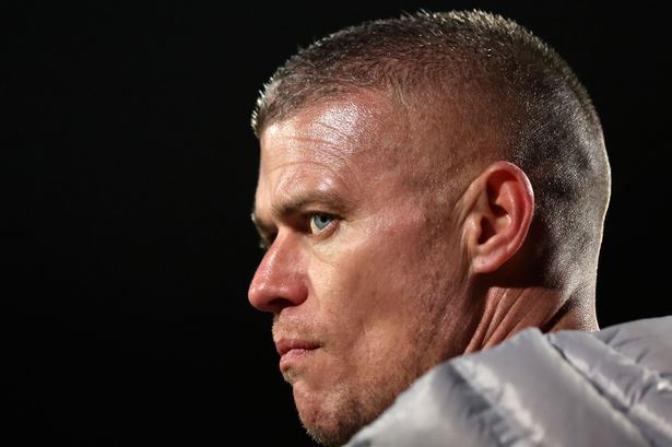 Paul Konchesky, Manager of West Ham United looks on prior to the FA Women's Continental Tyres League Cup match between Liverpool and West Ham United at Prenton Park 