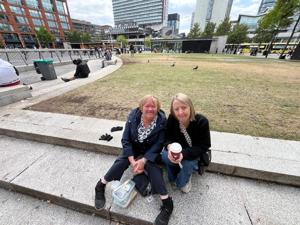 Carol Grundy and Anne Jackson miss the Piccadilly Gardens of the '90s