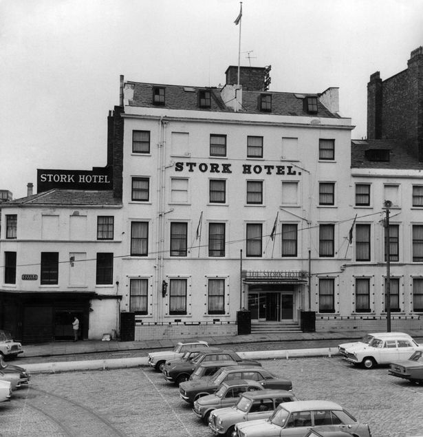 The Stork Hotel, Queen Square, Liverpool, Merseyside, which will close its doors after over 90 years as a hotel on the 30th June. 27th June 1973.