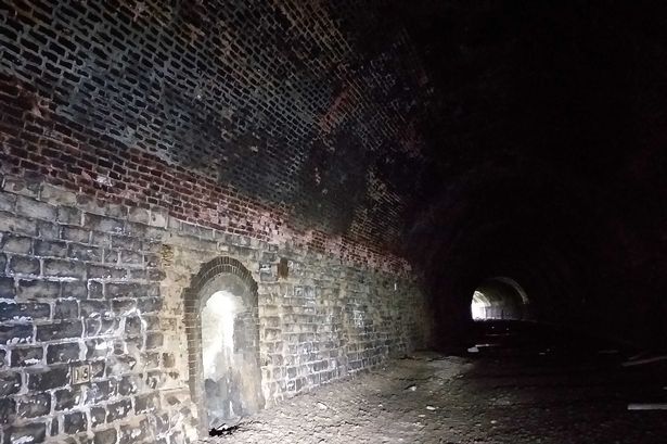 Inside the disused Central and Werneth Tunnels in Oldham