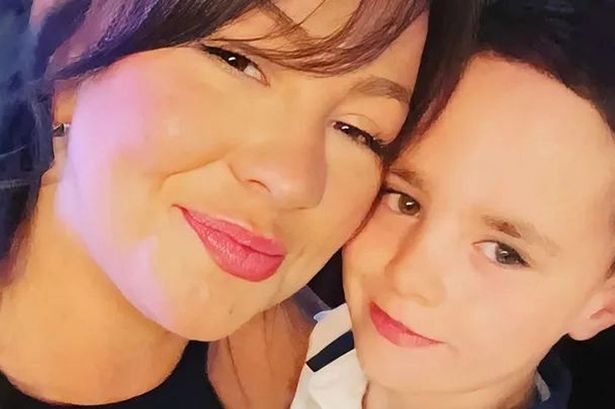Charlene 'Charlie' Ainsworth, 37, and her seven-year-old son Elijah