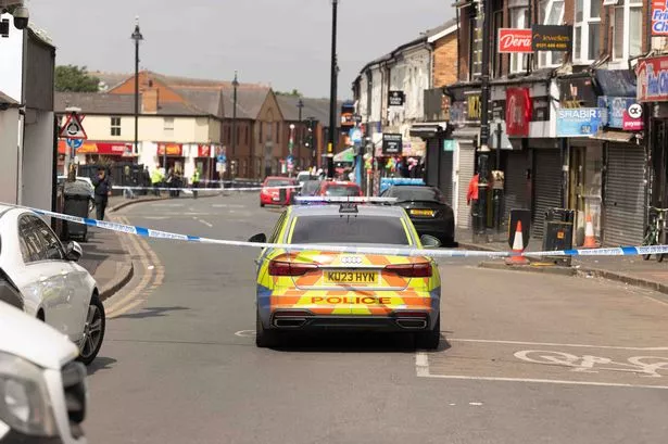 The scene on Ladypool Road