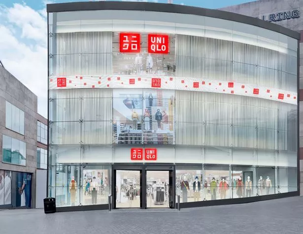 CGI of how the new Uniqlo store in Bullring, Birmingham, will look