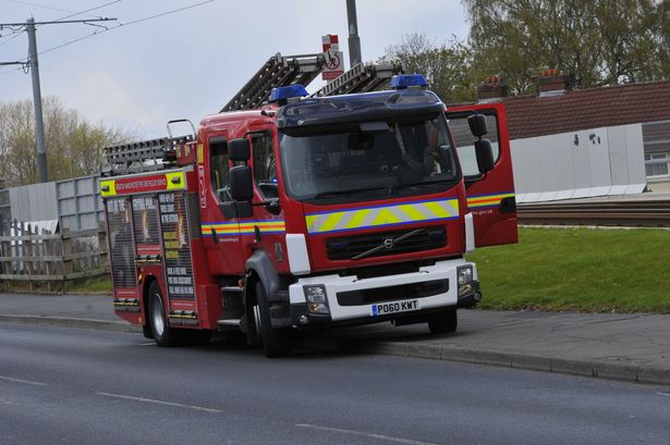 Fire crews on Southmoor Road (stock image)