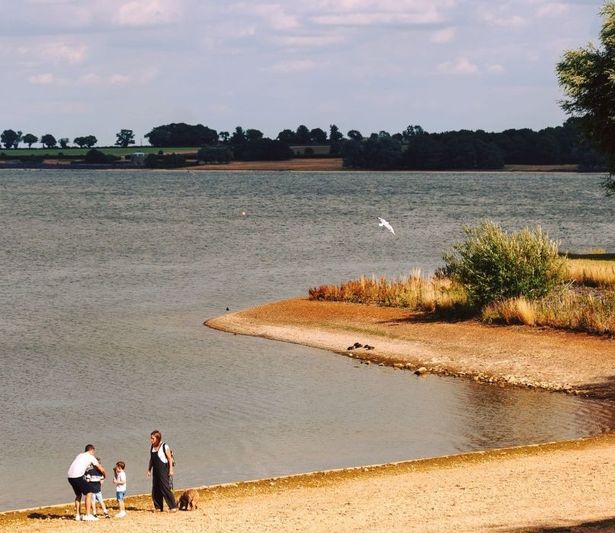 Rutland Water boasts a beautiful Blue Flag Beach