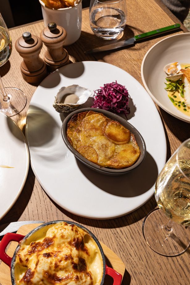 Dishes served at Pip, a new Manchester restaurant 