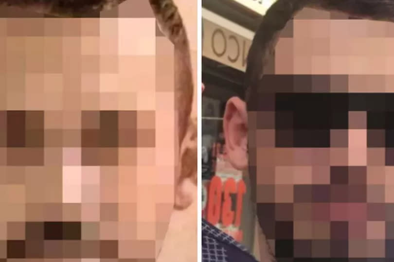 The images were shared online