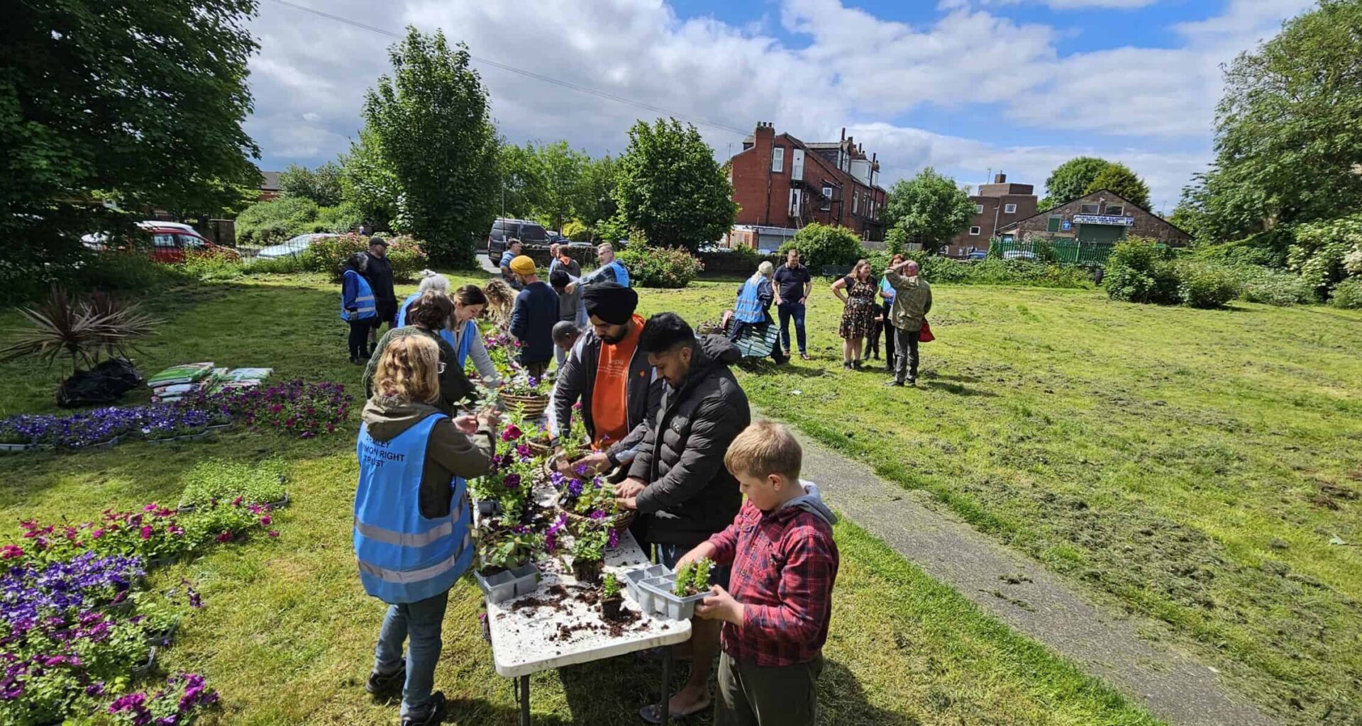 Armley Common Right Trust free hanging basket event returns for 2025