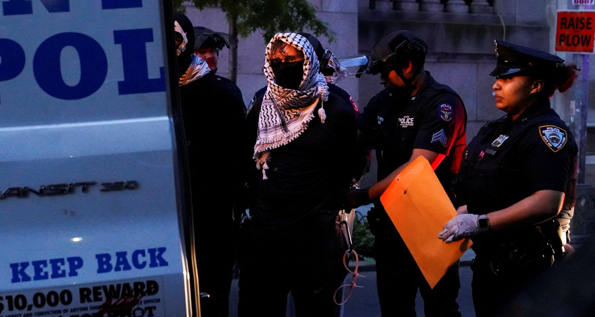 Pro-Palestinian protesters arrested at US’s Columbia University | Israel-Palestine conflict News