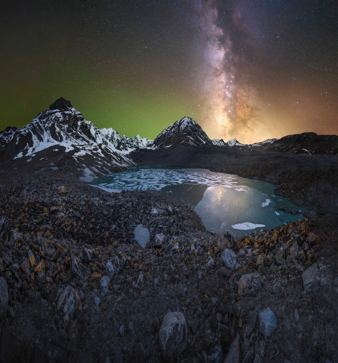 Milky Way in the Himalayas