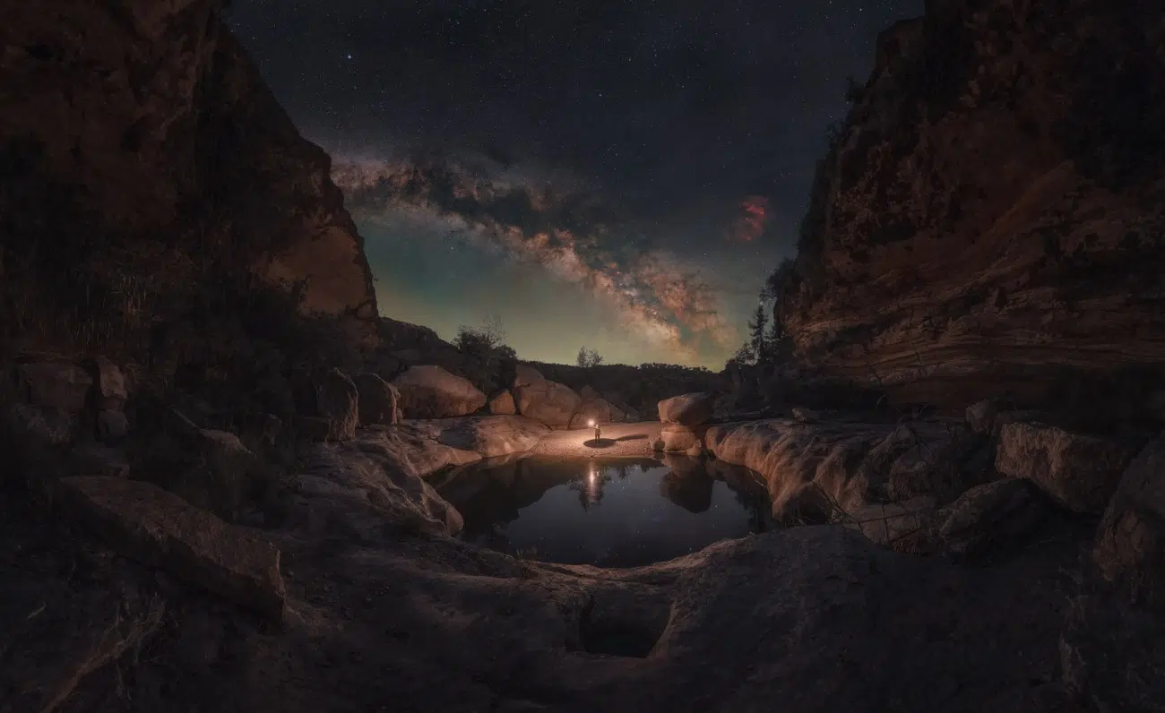 Milky Way in Comarca del Matarraña, Spain
