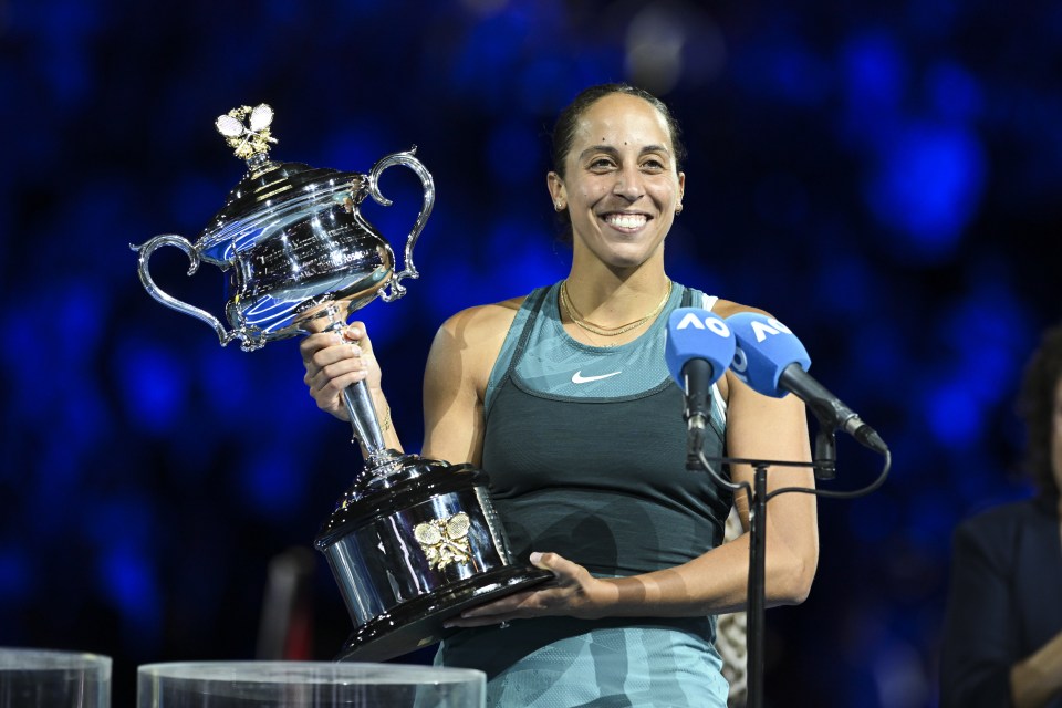 Keys claimed glory at the Australian Open