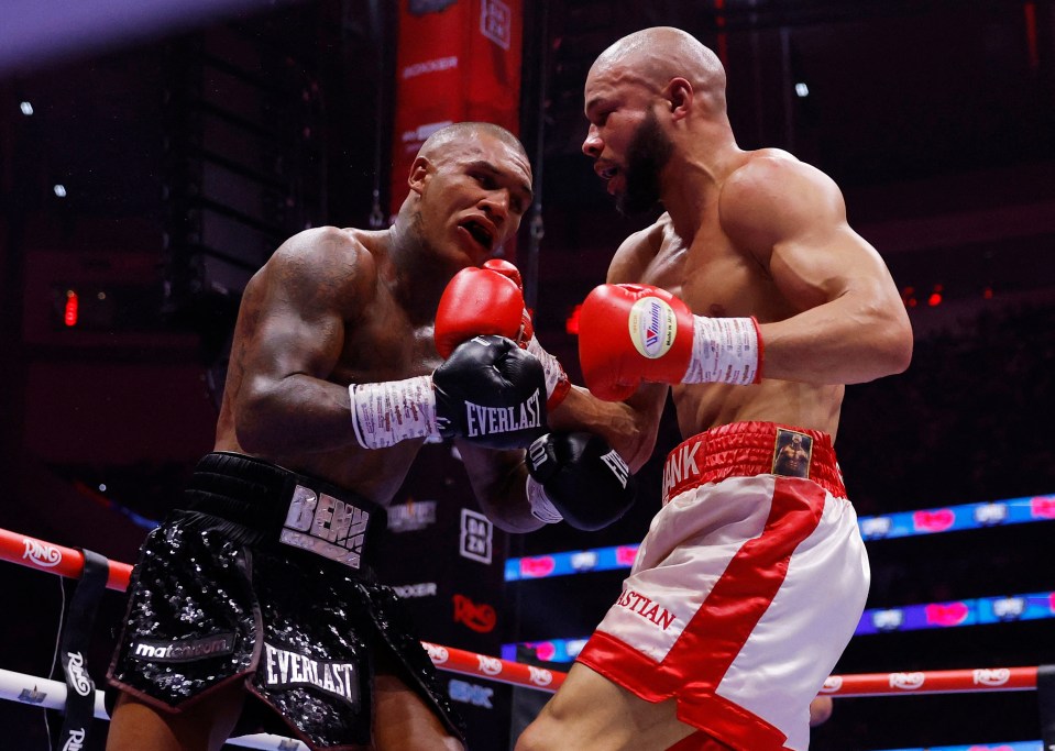 Chris Eubank Jr. boxing Conor Benn.