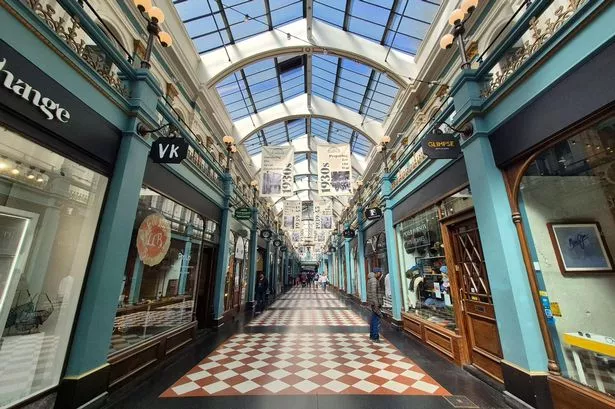 Great Western Arcade in Birmingham