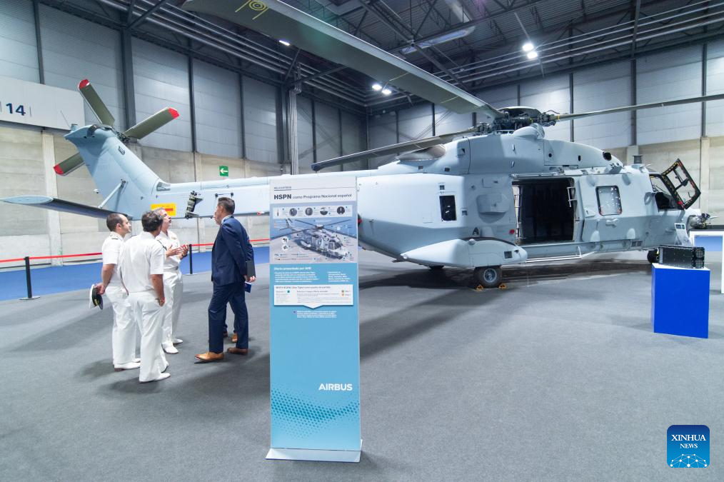 Int'l Defence and Security Exhibition concludes in Madrid, Spain-Xinhua