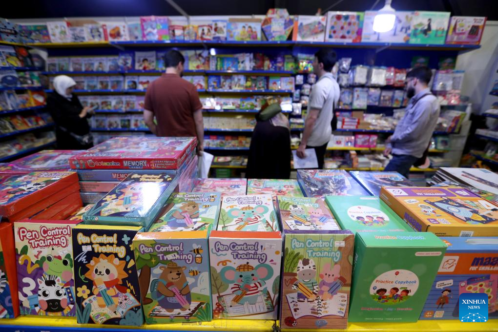 People visit 66th Beirut Arab Book Fair in Lebanon-Xinhua